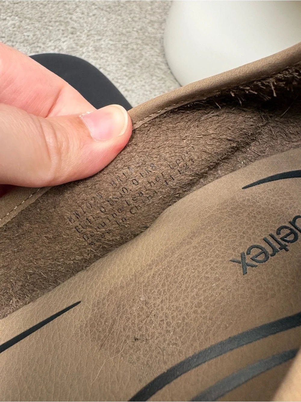 Aetrex Brianna Ballet Taupe Flat